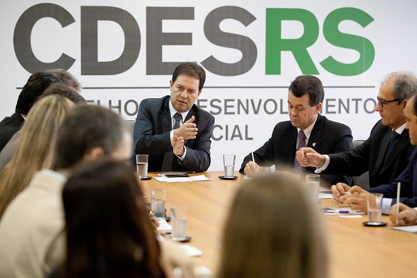 Reunião especial no Cdes-RS com federações sobre diferencial alíquota na fronteira.