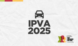 IPVA 2025 escrito sobre um fundo claro