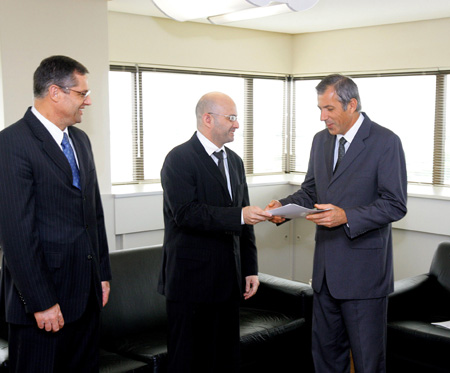 Aod Cunha, Júlio César Grazziotin e Mauro Renner