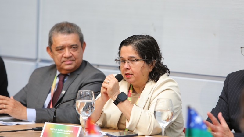 Secretária da Fazenda palestrou na abertura de evento que reúne gestores fiscais de todo o Brasil