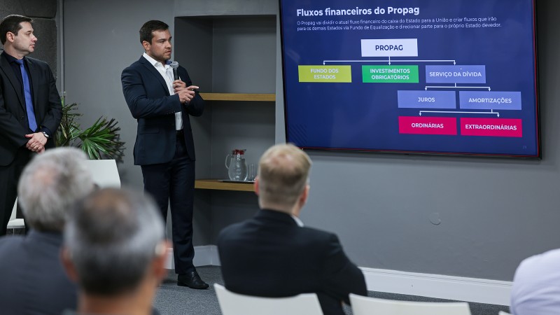 Secret&aacute;rio Adjunto da Fazenda Itanielson Cruz durante o evento