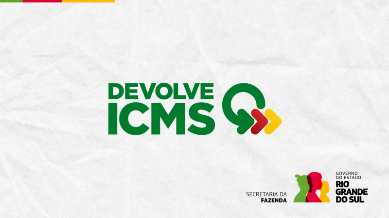 ARTE GR&Aacute;FICA CONTENDO OS DIZERES DEVOLVE ICMS